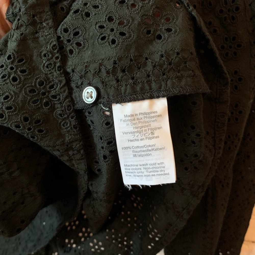 Madewell Eyelet Button Back Top - image 7